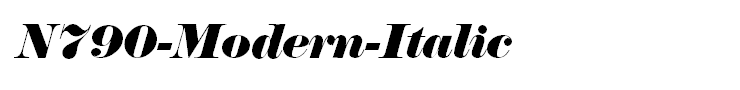 N790-Modern-Italic
