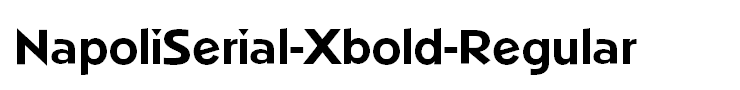 NapoliSerial-Xbold-Regular