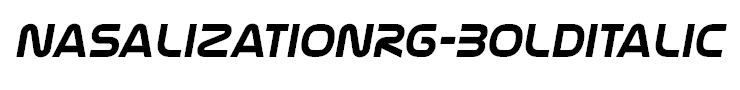 NasalizationRg-BoldItalic