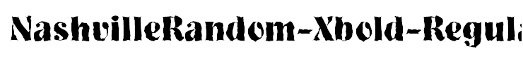 NashvilleRandom-Xbold-Regular