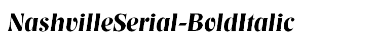 NashvilleSerial-BoldItalic