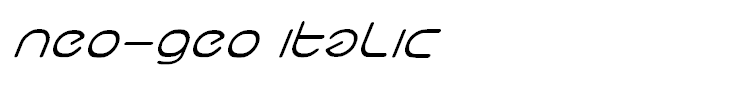 neo-geo italic