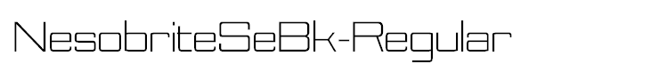 NesobriteSeBk-Regular