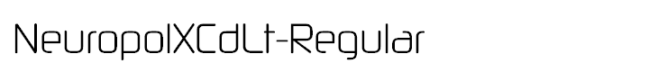 NeuropolXCdLt-Regular