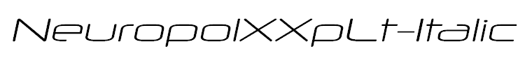 NeuropolXXpLt-Italic