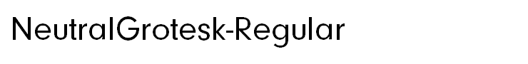 NeutralGrotesk-Regular