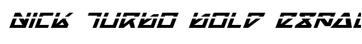 Nick Turbo Bold Expanded ItLas