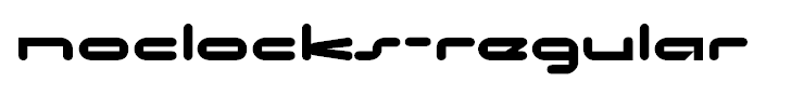 NoClocks-Regular