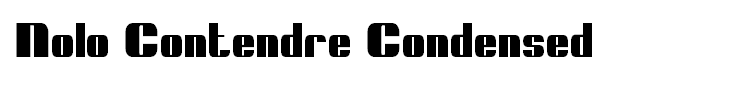 Nolo Contendre Condensed