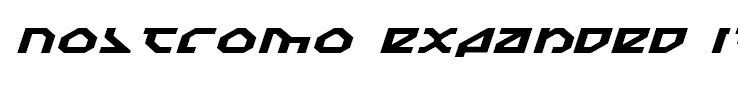 Nostromo Expanded Italic