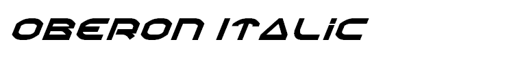 Oberon Italic