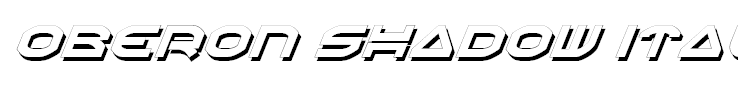 Oberon Shadow Italic