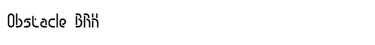 Obstacle BRK