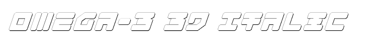Omega-3 3D Italic