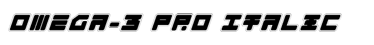 Omega-3 Pro Italic