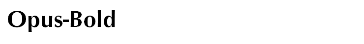 Opus-Bold