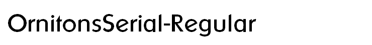 OrnitonsSerial-Regular