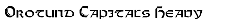 Orotund Capitals Heavy