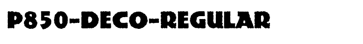P850-Deco-Regular