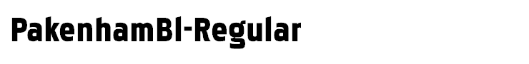 PakenhamBl-Regular