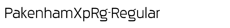 PakenhamXpRg-Regular
