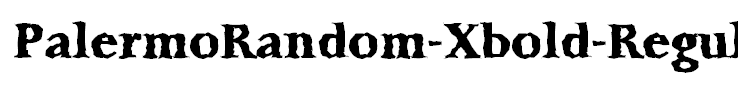 PalermoRandom-Xbold-Regular