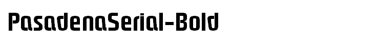PasadenaSerial-Bold