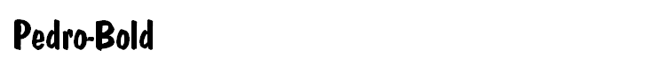 Pedro-Bold