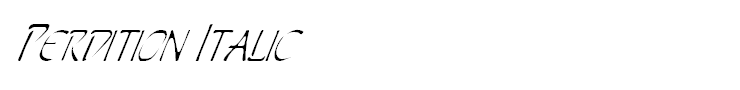 Perdition Italic