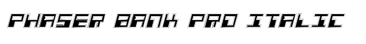 Phaser Bank Pro Italic