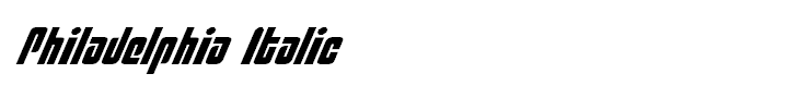 Philadelphia Italic