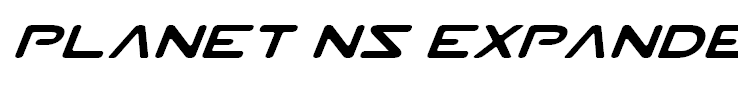 Planet NS Expanded Italic