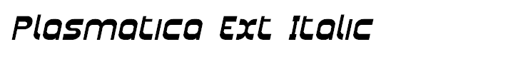 Plasmatica Ext Italic