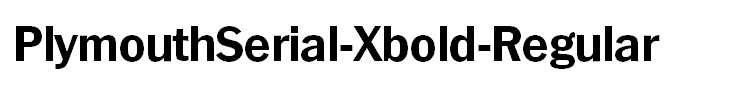 PlymouthSerial-Xbold-Regular
