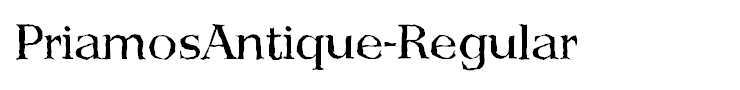 PriamosAntique-Regular