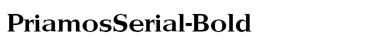 PriamosSerial-Bold