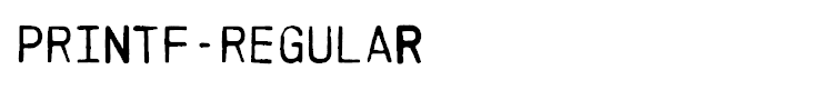 PRINTF-Regular