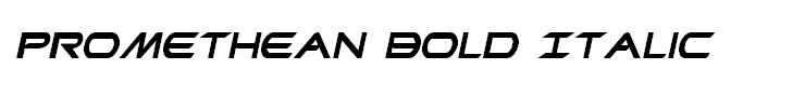 Promethean Bold Italic