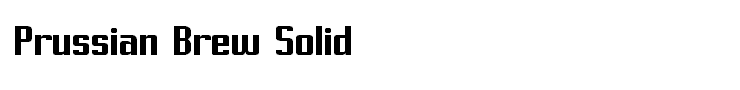 Prussian Brew Solid