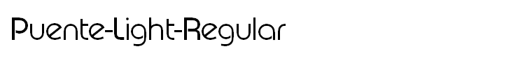 Puente-Light-Regular