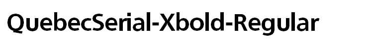 QuebecSerial-Xbold-Regular