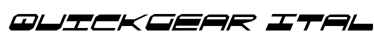QuickGear Italic