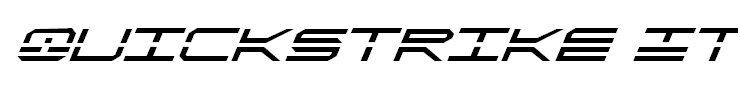 QuickStrike Italic