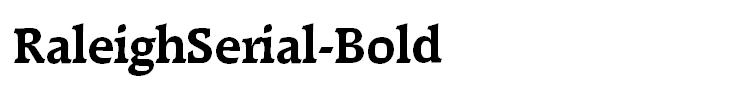 RaleighSerial-Bold