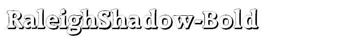 RaleighShadow-Bold