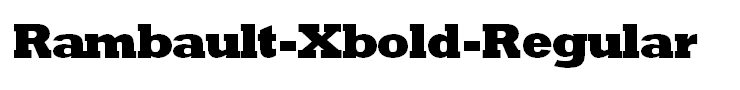 Rambault-Xbold-Regular