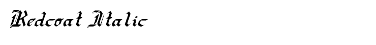Redcoat Italic 