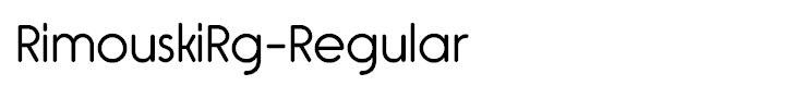RimouskiRg-Regular