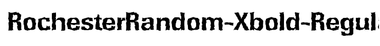 RochesterRandom-Xbold-Regular