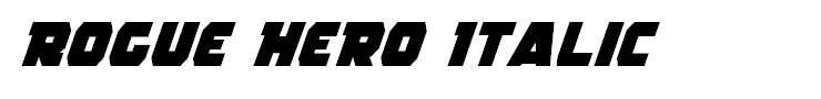 Rogue Hero Italic